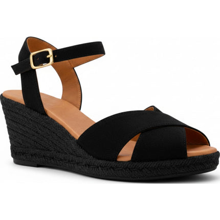 Jimena Mid Double Band All Black