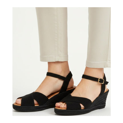 Jimena Mid Double Band All Black