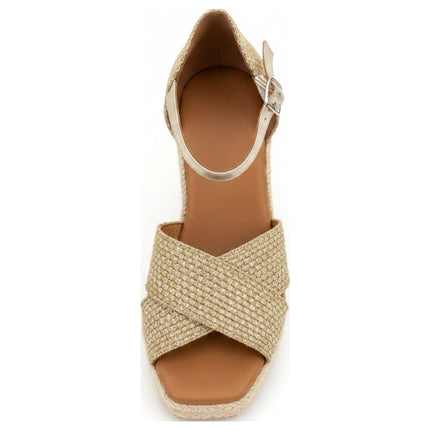 Jimena High Double Band Gold-Woven