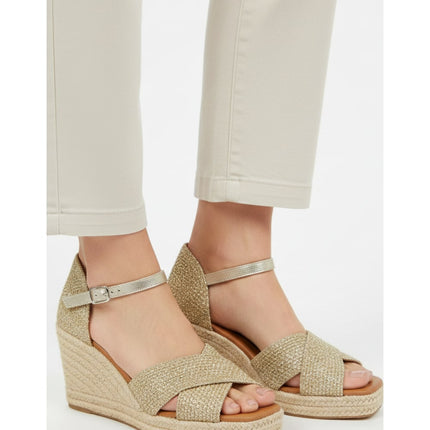 Jimena High Double Band Gold-Woven