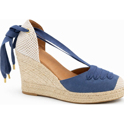 Jimena High Laces French Blue Laced