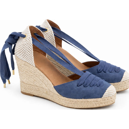 Jimena High Laces French Blue Laced