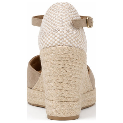 Jimena High Strap Taupe Laced