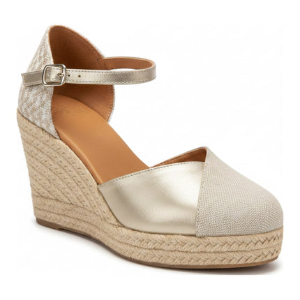 Jimena High Strap Gold-Woven