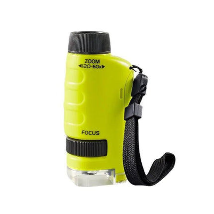 Kids Educational Pocket Handheld Microscope with LED Light