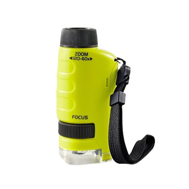 Kids Educational Pocket Handheld Microscope with LED Light