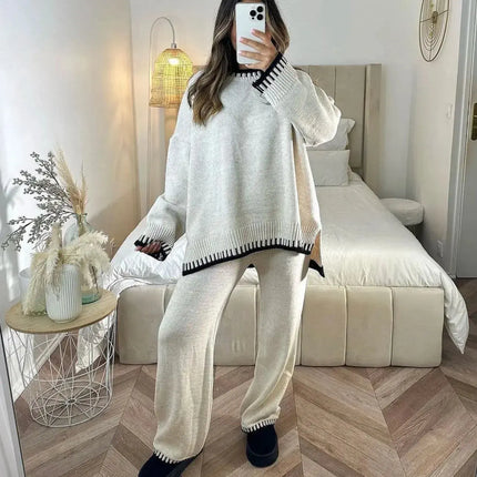 LÁVINE™ Women Two Piece Suit – Elegant Warm Tailored Set