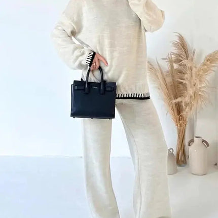 LÁVINE™ Women Two Piece Suit – Elegant Warm Tailored Set