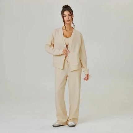 LÁVINE™ Oversized Loungewear Set – Cozy Cardigan & Pants