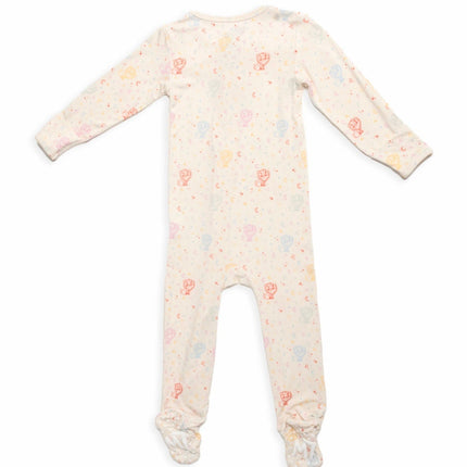 Leo Bamboo Zipper Footie