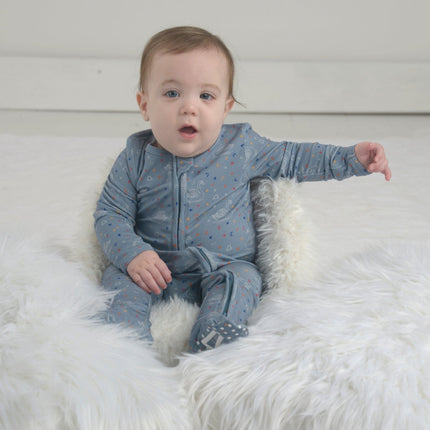 Libra Bamboo Zipper Footie