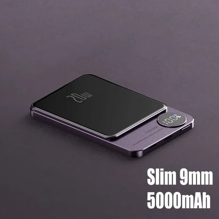 Magnetic Power Bank Wireless External Auxiliary Battery Pack