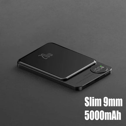 Magnetic Power Bank Wireless External Auxiliary Battery Pack