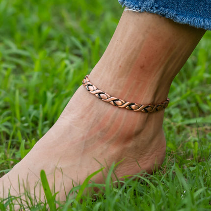 Ultra Strength Copper Magnetic Therapy Anklet for Women