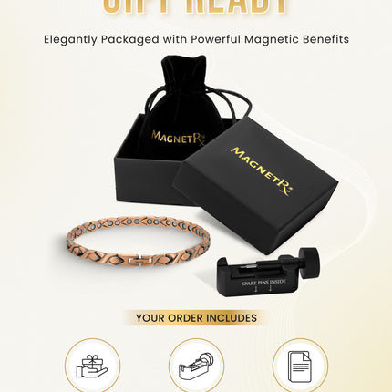 Ultra Strength Copper Magnetic Therapy Anklet for Women