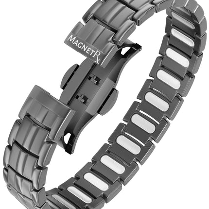EllipseMAX Magnetic Bracelet for Men (Gunmetal)