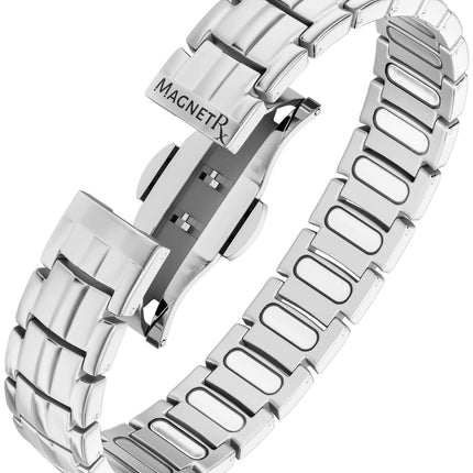 EllipseMAX Magnetic Bracelet for Men (Silver)