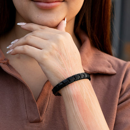 EllipseMAX Magnetic Bracelet for Women (Black)