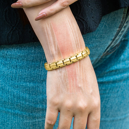 EllipseMAX Magnetic Bracelet for Women (Gold)