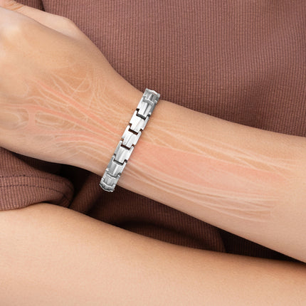 EllipseMAX Magnetic Bracelet for Women (Silver)