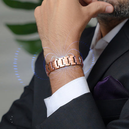 EllipseMAX Magnetic Copper Bracelet for Men
