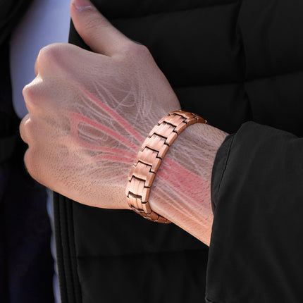 EllipseMAX Magnetic Copper Bracelet for Men