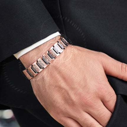 EllipseMAX Magnetic Copper Bracelet for Men (Viking)