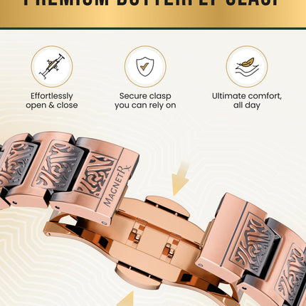 EllipseMAX Magnetic Copper Bracelet for Men (Viking)