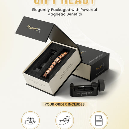 EllipseMAX Magnetic Copper Bracelet for Women