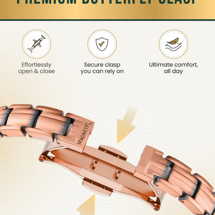 EllipseMAX Magnetic Copper Bracelet for Women