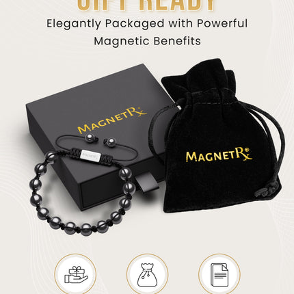 High Power Magnetic Hematite Bracelet Bali Style