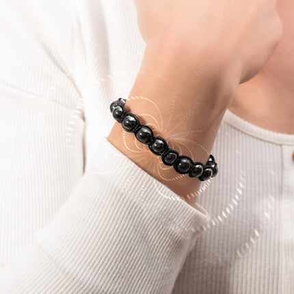 High Power Magnetic Hematite Bracelet Bali Style