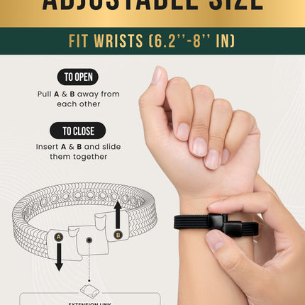 Magnetic Silicone Golf Bracelets (Classic)
