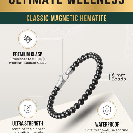 MAX Strength Magnetic Hematite Bracelet (Classic)