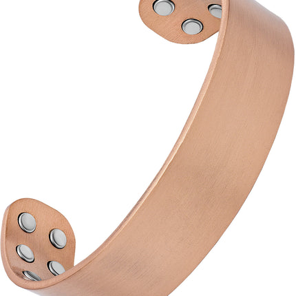 Mega Strength Magnetic Therapy Bracelet Wide Copper Cuff