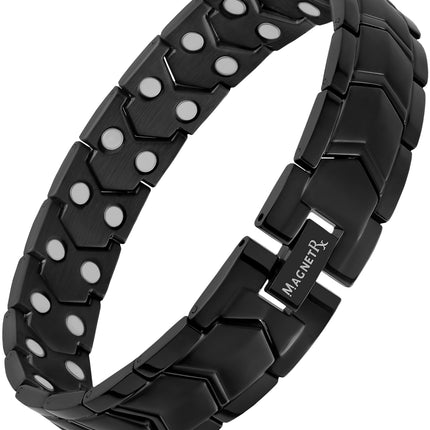 Ultra Strength Magnetic Therapy Bracelet Black Arrow Chain