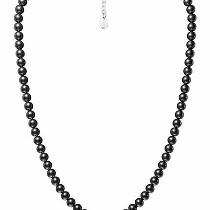Magnetic Hematite Necklace (6mm Round Beads)