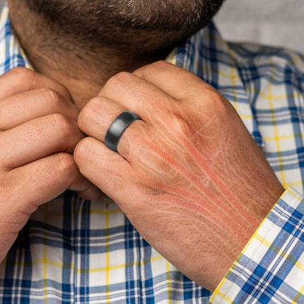 Magnetic Therapy Ring (Gunmetal Gray)