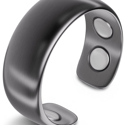 Magnetic Therapy Ring (Gunmetal Gray)