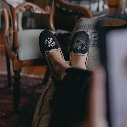 Royal Dark Gray Slipper