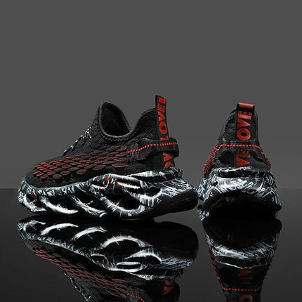 Mens Blade Casual Fly Woven Mesh Shoes
