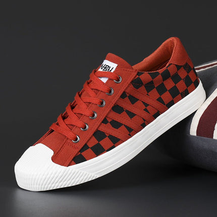 Mens Canvas Low Top Fashion Shoes