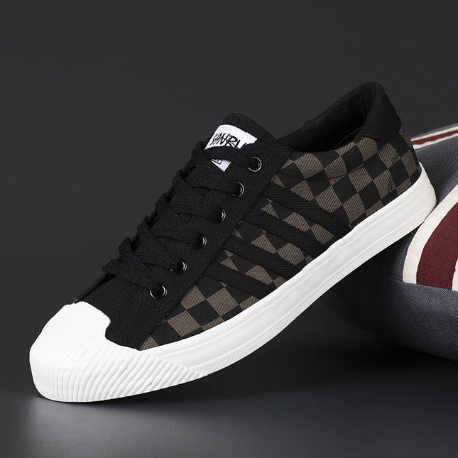 Mens Canvas Low Top Fashion Shoes