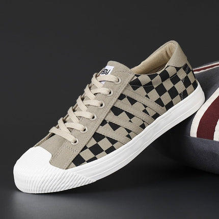 Mens Canvas Low Top Fashion Shoes