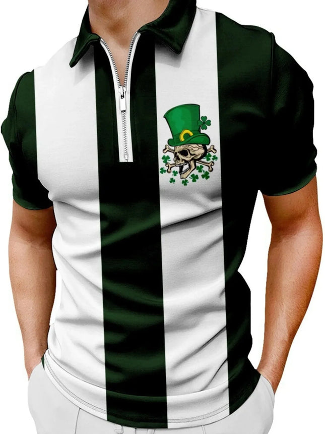 Men's Fashionable Lucky Charm Polo Shirt