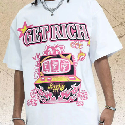 Men's Graphic Get Rich T-Shirt