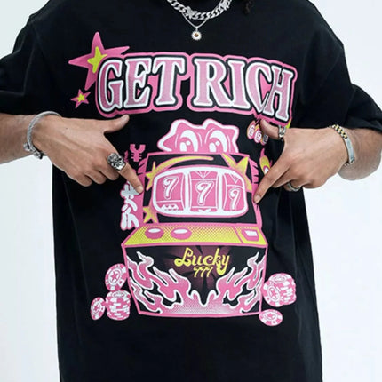 Men's Graphic Get Rich T-Shirt