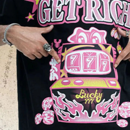 Men's Graphic Get Rich T-Shirt