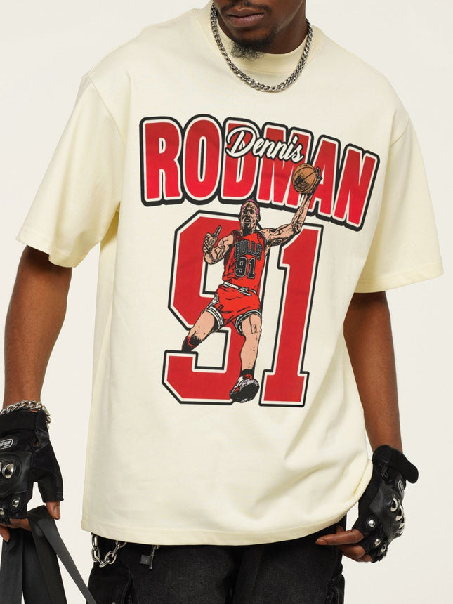 Men's Graphic Vintage Rodman T-Shirt