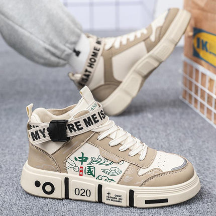 Mens High Top Sports Running Shoes